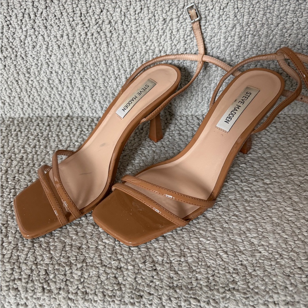 Steve Madden Brown Strappy Heels